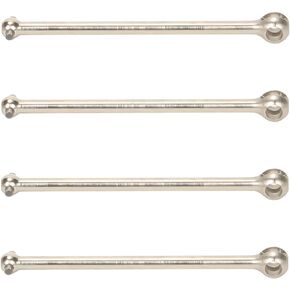 for 1-7 Arrma CVD Drive Shaft ARA109011 94mm Front/Rear ARA109001 ARA7617V2 ARA7615V2 for Infraction Limitless Felony 6s Typhon Parts Replace 4Pcs(Silver)