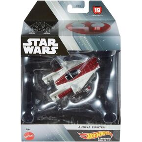 Hot Wheels Star Wars Starships Select Premium Diecast A-Wing Fighter