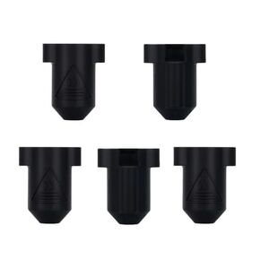 5-Pack K1 Max Silicone Cover Socks 300C high Temperature Compatible with Creality K1C, K1, K1 MAX, Ender 3 V3 KE, CR10 SE 3D Printer Ceramic Heating Block Hotend Parts Accessories (Red)