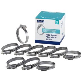 01266704013-000-0538 Hose Clamps, 8 mm-16 mm x 9 mm W4 (Pack of 10)