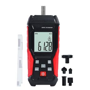 2-in-1 Digital Tachometer Photo Noncontact & Contact Tach Meter 3~100000RPM RPM Engine Gauge High Accuracy RPM Tachometer with Backlight, Data Hold, MAX/MIN/Hold Data, Handheld Car Engine Tool