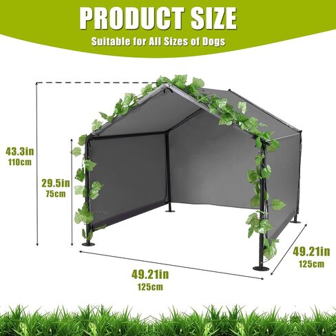 مأوى للكلاب في الهواء الطلق - بيت للكلاب في الهواء الطلق، خيمة للكلاب للكلاب المتوسطة الكبيرة، بيت للكلاب الكبيرة في الهواء الطلق مقاوم للطقس للكلاب والقطط والحيوانات الصغيرة والماشية in Kuwait