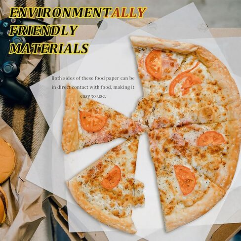 200 Sheets Deli Paper Pre Cut Wax Paper Sheets 12 x 12 Inch Disposable Food Basket Liners Grease Proof Sandwich Wrapping Paper Grease Resistant Food Trays Paper Liner in Kuwait