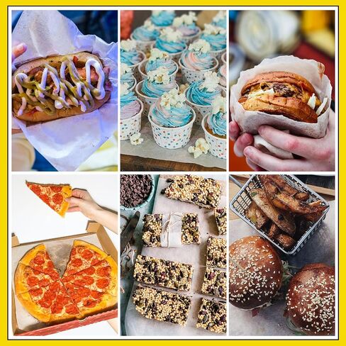 200 Sheets Deli Paper Pre Cut Wax Paper Sheets 12 x 12 Inch Disposable Food Basket Liners Grease Proof Sandwich Wrapping Paper Grease Resistant Food Trays Paper Liner in Kuwait