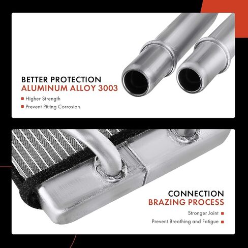 قلب سخان HVAC ممتاز متوافق مع Ford Excursion 2000-2002، F-250/F-350/F-450/F-550 Super Duty 1999-2003، F53 1999-2002، استبدال # F81Z-18476-AA، ​​F81Z18476AA in Saudi Arabia
