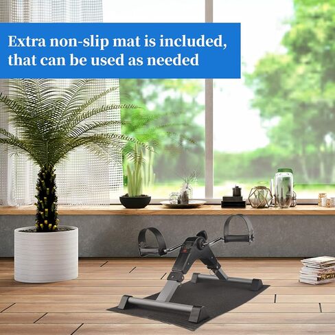 Under Desk Bike Pedal Exerciser for Seniors, Mini Stationary Exercise Bike for Home, Rehabilitation Peddler Machine in Kuwait