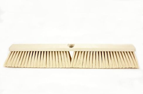SPARTA 41890EC68 Omni Sweep Plastic Push Broom Head, Heavy Duty, Industrial Broom With Color Code System For Outdoor, Indoor, Garage, Concrete, Patio, Kitchen, Bathroom, 18 Inches, Purple in Saudi Arabia