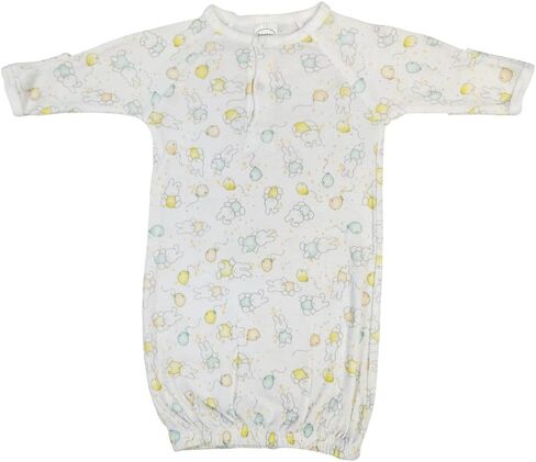 Baby Boy and Girl Newborn and Preemie size with Print and Solid color Flame-Resistent Infant gown by MiraclE USA in Kuwait