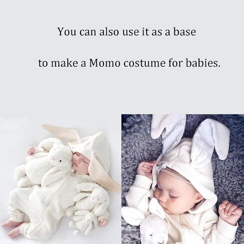 Baby Bunny Costume, Girl or Boy Easter Outfit, Unisex Toddler Rabbit Dress Up Romper, My First Easter Outfit in Saudi Arabia