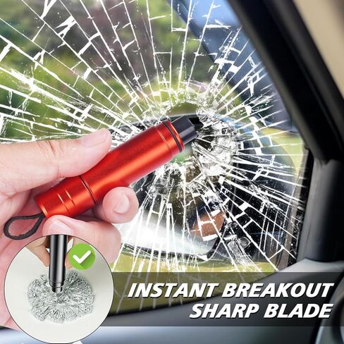 2 Pack Car Window Breaker Seatbelt Cutter Hammerdex, Safehammer Glass Breaker Car Window Breaker, for Emergency Under Water Car Safety Tool in Saudi Arabia