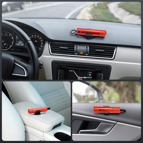 2 Pack Car Window Breaker Seatbelt Cutter Hammerdex, Safehammer Glass Breaker Car Window Breaker, for Emergency Under Water Car Safety Tool in Saudi Arabia