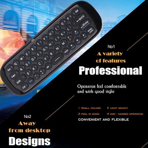 W1 2.4G Air Mouse لوحة مفاتيح لاسلكية للتحكم عن بعد بالأشعة تحت الحمراء التعلم عن بعد 6 محاور تحسس الحركة مع مستقبل USB للتلفزيون الذكي Android TV Box الكمبيوتر المحمول in Saudi Arabia