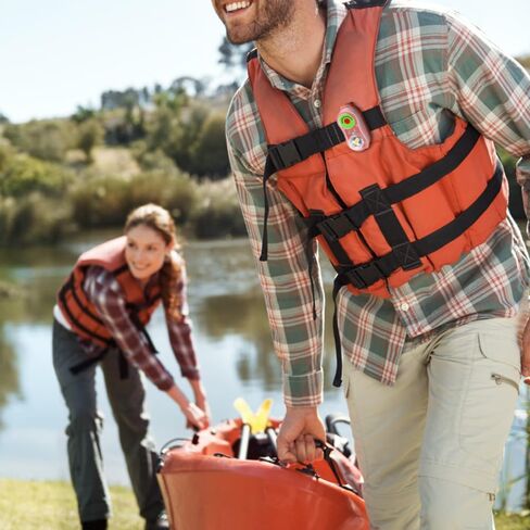 2PCS Life Jacket Light, Automatic Locator LED Light Life Jacket Strobe Light for Water Survival Emergency in Saudi Arabia