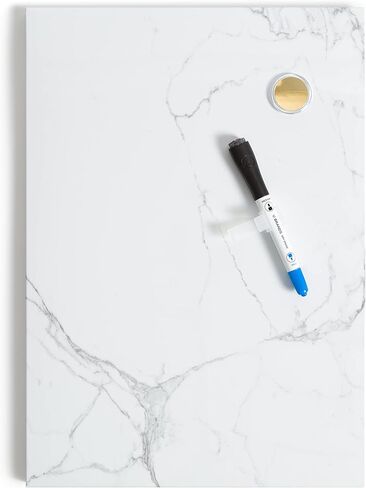U Brands Magnetic Dry Erase Board, Marble Finish, 14 x 14 ", Rose Gold Aluminum Frame in Saudi Arabia