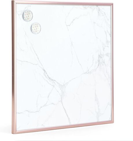 U Brands Magnetic Dry Erase Board, Marble Finish, 14 x 14 ", Rose Gold Aluminum Frame in Saudi Arabia