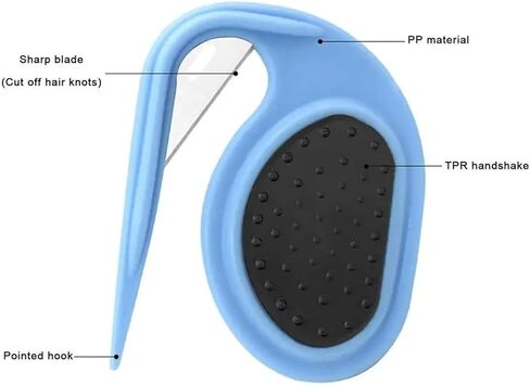 3 قطع مشط عقد، مشط عقد للقطط، مشط عقد للكلاب، مشط عقد للحيوانات الأليفة، فرشاة تساقط شعر الكلاب الأليفة، فرشاة تساقط الشعر للجراء والقطط، أداة إزالة الشعر، مشط فضفاض لنزع الشعر in Kuwait