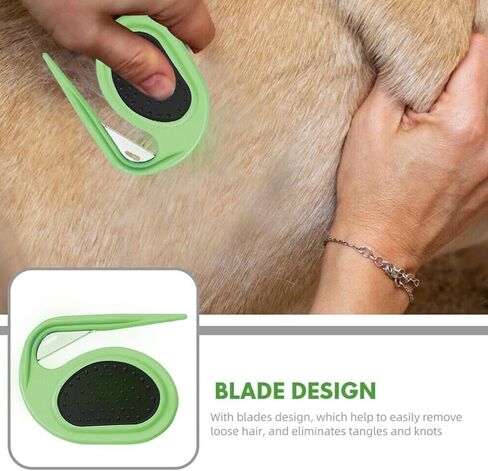 3 قطع مشط عقد، مشط عقد للقطط، مشط عقد للكلاب، مشط عقد للحيوانات الأليفة، فرشاة تساقط شعر الكلاب الأليفة، فرشاة تساقط الشعر للجراء والقطط، أداة إزالة الشعر، مشط فضفاض لنزع الشعر in Kuwait