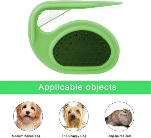 3 قطع مشط عقد، مشط عقد للقطط، مشط عقد للكلاب، مشط عقد للحيوانات الأليفة، فرشاة تساقط شعر الكلاب الأليفة، فرشاة تساقط الشعر للجراء والقطط، أداة إزالة الشعر، مشط فضفاض لنزع الشعر in Kuwait