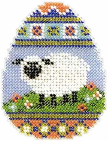 Mill Hill Sheep Egg Beaded Counted Cross Stitch Kit 2013 Spring Bouquet MH183105 in Saudi Arabia