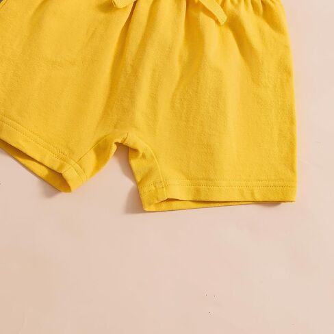 3 Pack Baby Boy Shorts Solid Cotton Short with Drawstring Casual Summer Bottoms Pants in Saudi Arabia