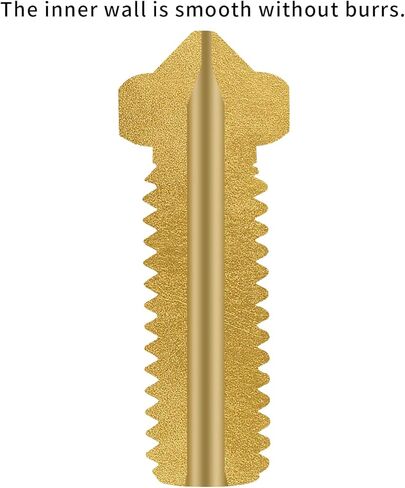 10Pcs V6 Volcano PTFE Nozzles 0.4/0.6/0.8/1.0mm M6 Thread Hotend Extruder PTFE Coating Volcano Nozzle for Artillery Genius, Sidewinder X1, X2, for Anycubic Vyper, Kobra Plus, Kobra Max in Kuwait