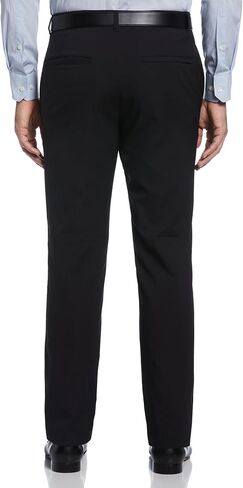 Perry Ellis Portfolio Slim Fit Men's Dress Pants, Flat Front, Stretch Fabric, Soft and Durable Slacks for Men in Saudi Arabia