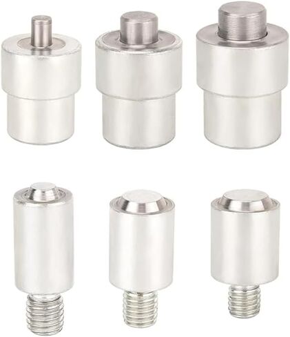 قوالب الماكينة ذات الحلقات المعدنية، قوالب الحلقات المعدنية، مجموعة مكونة من 3 قطع (1/4، 3/8، 1/2 بوصة) هي ملحق أصلي لمجموعة أدوات الحلقة المعدنية ASDFGHT in Kuwait