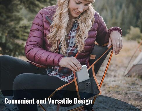 كراسي تخييم محمولة من TREKOLOGY للبالغين، YIZI 2.0 كراسي تخييم محمولة قابلة للطي، كرسي ظهر للكبار، كرسي سفر، كراسي صغيرة محمولة خفيفة الوزن وقابلة للطي، كرسي تخييم مدمج، كرسي المشي لمسافات طويلة in Kuwait