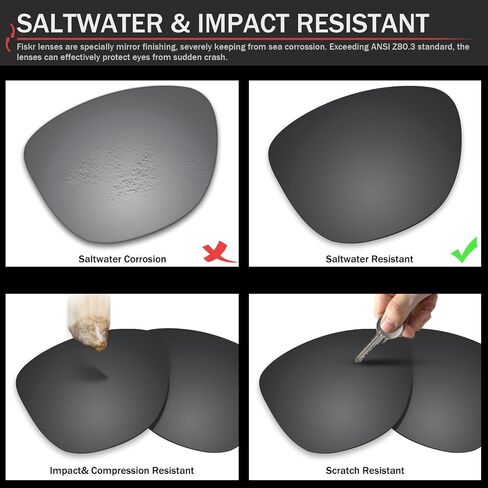Anti-Saltwater Lenses Replacement for Oakley Radarlock Path Vented Sunglasses OO9181 in Kuwait
