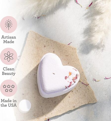 Lizush Luxury Spa Gift Basket And Self Care Gifts For Women With Mint, Lavender, Grapefruit, And Eucalyptus Heart-Shaped Shower Steamers With Box and Card - Personalized - 5 Piece Set in Saudi Arabia