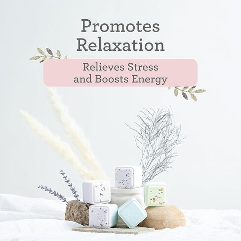 Lizush Luxury Spa Gift Basket And Self Care Gifts For Women With Mint, Lavender, Grapefruit, And Eucalyptus Heart-Shaped Shower Steamers With Box and Card - Personalized - 5 Piece Set in Kuwait