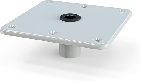 قاعدة مقعد القارب، ركائز مقعد القارب 7 بوصة × 7 بوصة من سبائك الألومنيوم، قاعدة مقعد مع مقبس عمود 3/4 بوصة، متينة وقوية in Kuwait