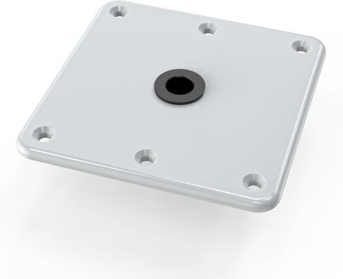 قاعدة مقعد القارب، ركائز مقعد القارب 7 بوصة × 7 بوصة من سبائك الألومنيوم، قاعدة مقعد مع مقبس عمود 3/4 بوصة، متينة وقوية in Kuwait