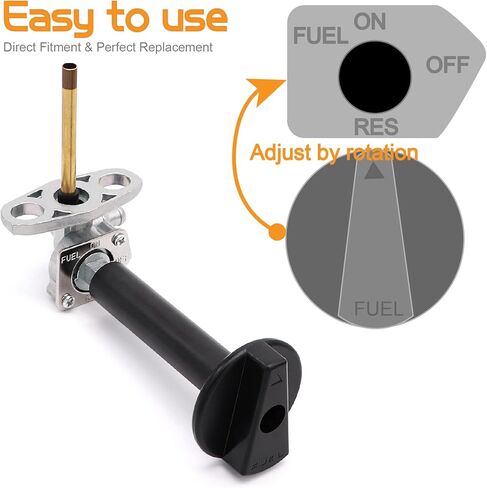 صمام الوقود بيتكوك مع رافعة آسى لهوندا ريكون 250 TRX250 TRX350 TRX400 TRX420 TRX450 TRX500 TRX650.16950-HM8-003، جزء مفتاح صمام الغاز، جزء صمام تبديل خزان الوقود in Kuwait