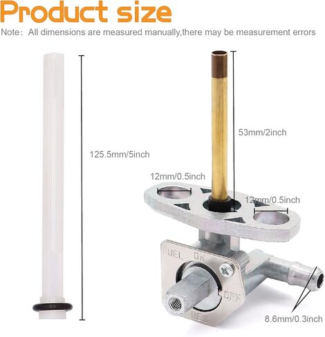 صمام الوقود بيتكوك مع رافعة آسى لهوندا ريكون 250 TRX250 TRX350 TRX400 TRX420 TRX450 TRX500 TRX650.16950-HM8-003، جزء مفتاح صمام الغاز، جزء صمام تبديل خزان الوقود in Kuwait