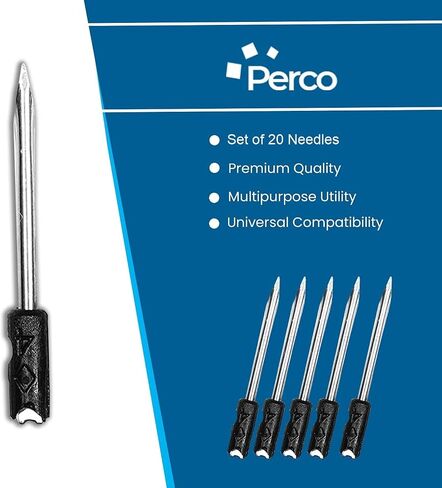Perco NZ-204P Standard Tagging Gun Needles Replacement Kit, Steel (5 Needles) in Saudi Arabia
