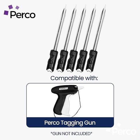 Perco NZ-204P Standard Tagging Gun Needles Replacement Kit, Steel (5 Needles) in Saudi Arabia