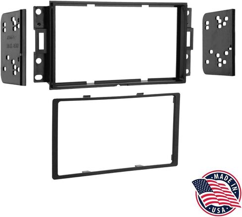 مجموعة أدوات تثبيت Metra 95-3527 Double DIN لمركبات بونتياك جراند بريكس 2004-up (أسود) in Saudi Arabia