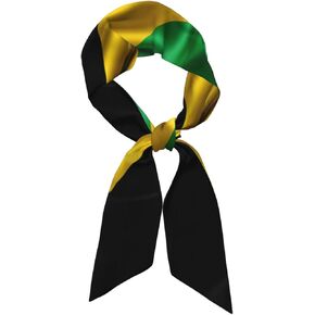 Women'S Fashion Scarf Jamaica Jamaican Flag 1 Hair Satin Scarf Bandanas Headscarf Wrap Breathable Lightweight Neck Scarves For Handbag Accessories in Kuwait