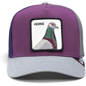 Goorin Tri Homie Trucker Hat, Purple, One Size, Unisex in Saudi Arabia