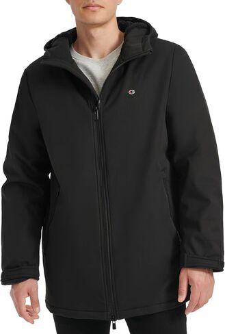 Champion mens Mid-length Soft Shell Performance Jacket With Sherpa Lining in Saudi Arabia