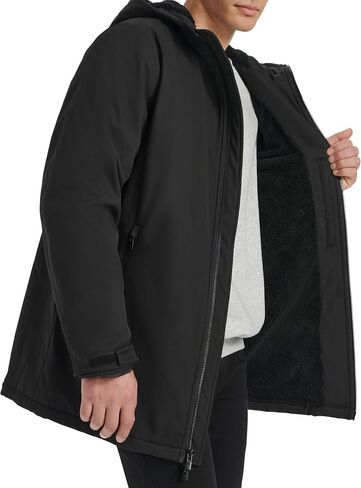Champion mens Mid-length Soft Shell Performance Jacket With Sherpa Lining in Saudi Arabia