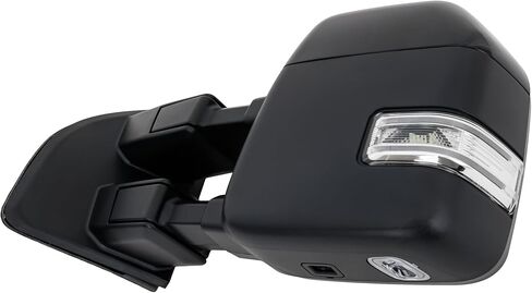 مرآة سحب جانبية للسائق من Garage-Pro لسيارة Ford F-250 F-350 Super Duty F-450 2020-2022، قابلة للطي مع ضوء إشارة، مرآة النقطة العمياء للسيارة، مصباح الذاكرة والبركة، قابلة للطلاء in Saudi Arabia