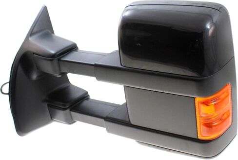 Kool Vue Driver Side Power Heated Towing Mirror for Ford F-250 F-350 Super Duty F-450 Super Duty F-550 Super Duty 2008-2009 Power Fold With Signal Light & Memory Auto Extend with 2 Caps in Saudi Arabia