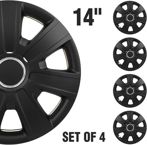 ECCPP 14 inch Hubcap Wheel Cover R14 Wheel Cover Replacement Snap On Car Truck SUV in Saudi Arabia