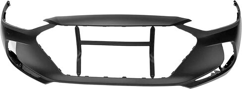 FitParts Compatible With Front Bumper Cover 2017-2018 Hyundai Elantra GL GLS LE L SE SEL Limited USA Built Sedan 17 18. New, Primed and Ready for Paint. W/o Parking Aid Sensor Holes. in Saudi Arabia