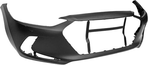 FitParts Compatible With Front Bumper Cover 2017-2018 Hyundai Elantra GL GLS LE L SE SEL Limited USA Built Sedan 17 18. New, Primed and Ready for Paint. W/o Parking Aid Sensor Holes. in Saudi Arabia