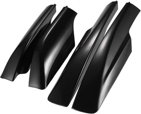 Upper/Roof Rack Rails End Cap Protection Cover Shell for Toyota RAV4 2006-2012 / Rails End Covers Shell Cap / 4 Pcs/Black Replacement in Saudi Arabia