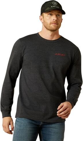 ARIAT Men's Stamped Freedom Classic Fit Long Sleeve T-Shirt in Saudi Arabia