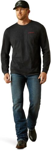 ARIAT Men's Stamped Freedom Classic Fit Long Sleeve T-Shirt in Saudi Arabia